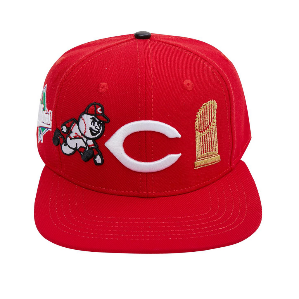 Pro Standard Cincinnati Reds City Double Front Logo Snapback Hat