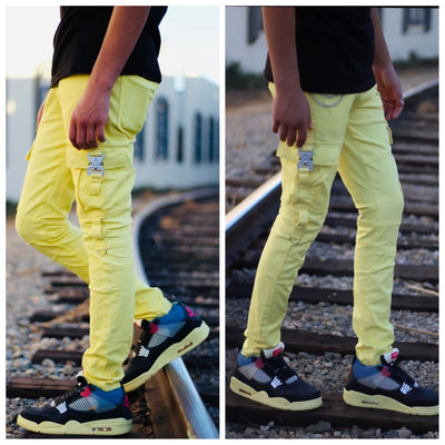 Reelistik- yellow paint splatter jeans - ShopperBoard